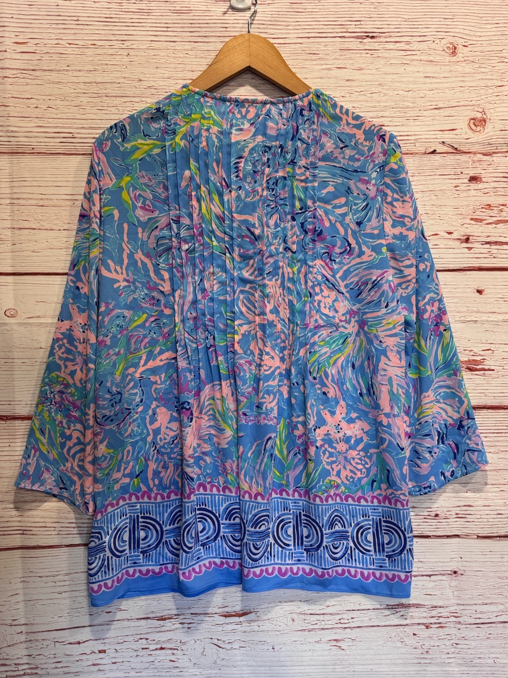 Lilly Pulitzer Marilina Tunic Top in Multi All Together Now Sz M - Picture 11 of 11